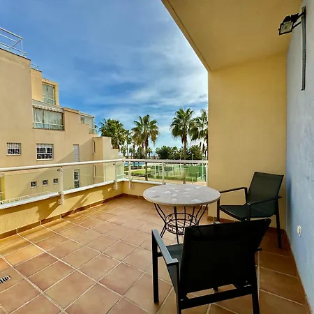 Apartamento Con Vistas Al Mar En Urbanizacion De Lujo Almerimar Exterior foto